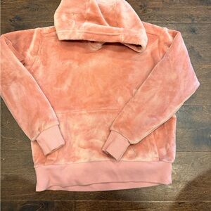 Athleta Girl Plush Coral Hoodie